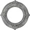 Ekena Millwork Benson Medallion (Canopies up to 6 1/8"), 11 1/8"OD x 6 1/8"ID x 5/8"P, Ultra Pure White Crackle CM11BNUWC - alternate 1